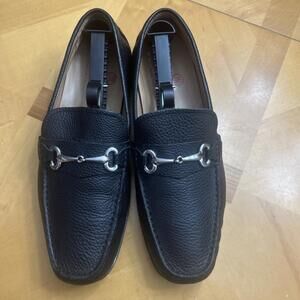 Marc Joseph NY Wall Street loafer driving Slip On Shoes Black Leather 11M